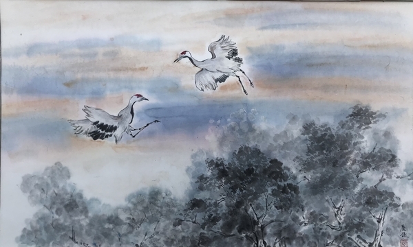 DANCING CRANES